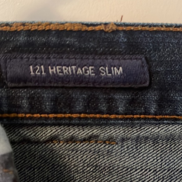 Men’s lucky brand heritage, slim jeans, 34x30 distressed at pocket - Picture 5 of 5